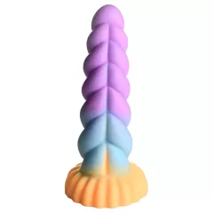   Creature Cocks Mystique - Unicorn Dildo - 21cm (Purple-Yellow)