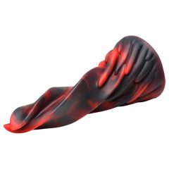   Creature Cocks Hell Kiss - Twisted Silicone Dildo - 19cm (Red)