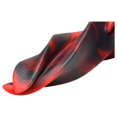   Creature Cocks Hell Kiss - Twisted Silicone Dildo - 19cm (Red)
