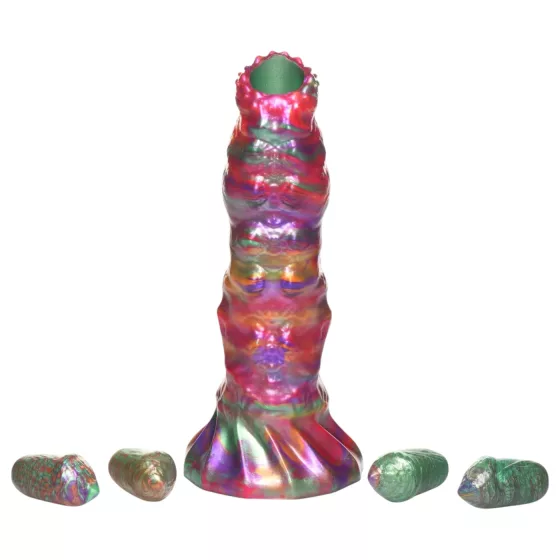 Creature Cocks Larva - Alien Ovipositor Dildo (Rainbow)