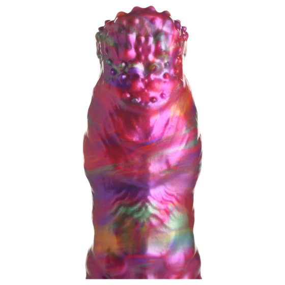 Rainbow Alien Larva Dildo - Exotic Pleasure Experience