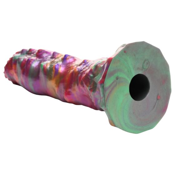 Rainbow Alien Larva Dildo - Exotic Pleasure Experience