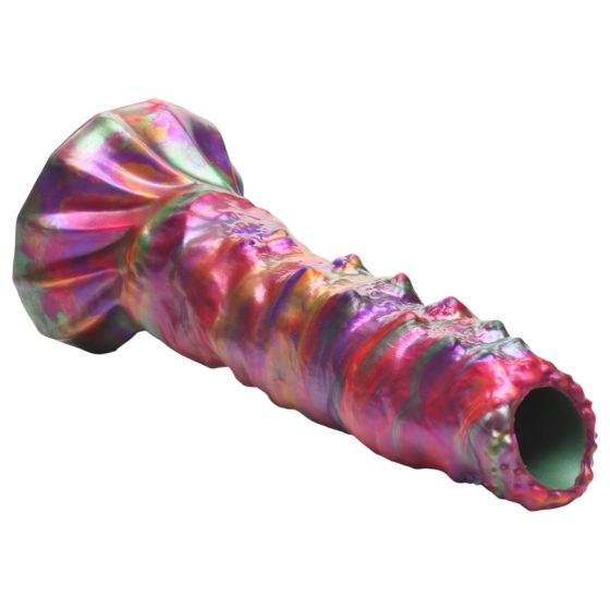 Rainbow Alien Larva Dildo - Exotic Pleasure Experience