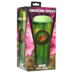   Creature Cocks Raptor - reptile masturbator in case (black‑green)