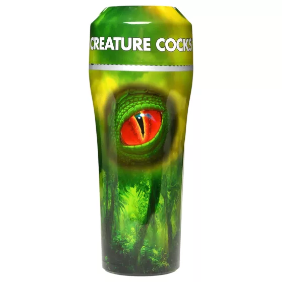 Creature Cocks Raptor - reptile masturbator in case (black‑green)