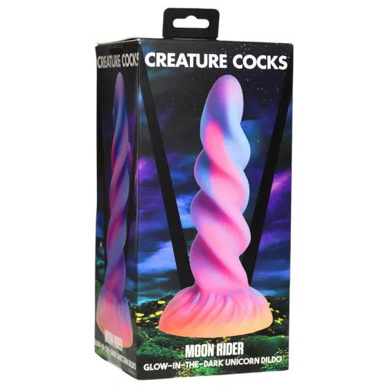 Glowing Unicorn Dildo (Purple-Pink) 
