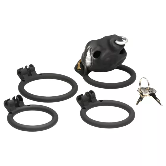 Master Series Bull - bull‑head penis cage (black)