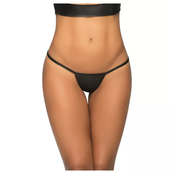 Mapalé - Shiny Micro Thong (Black)