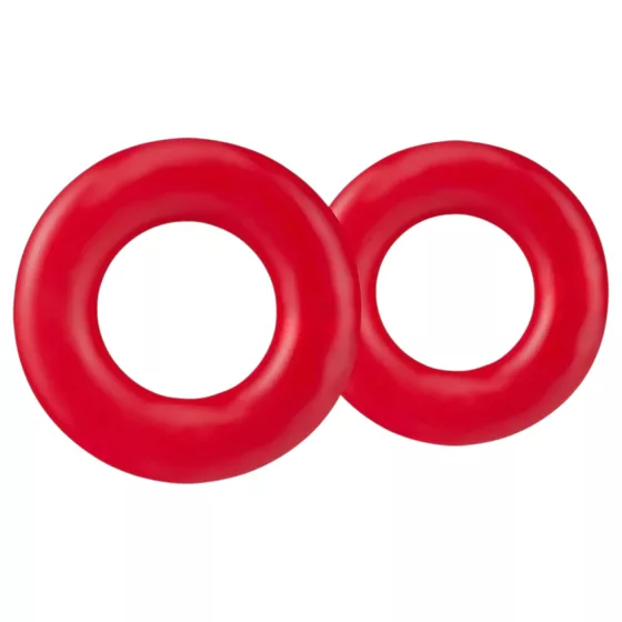 Stay Hard - Red Penis Ring Set