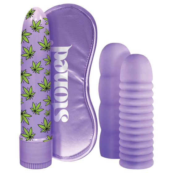Stoner Bonga Bunga - 4-Piece Purple Vibrator Set