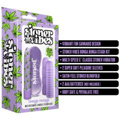 Stoner Bonga Bunga - 4-Piece Purple Vibrator Set