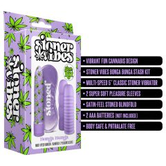 Stoner Bonga Bunga - 4-Piece Purple Vibrator Set