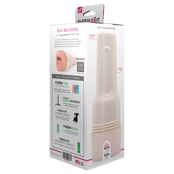 Fleshlight Mia Malkova - Realistic Mouth Stroker (Natural)