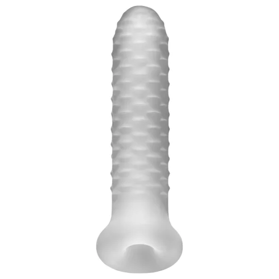 Fat Boy Checker Box - White Penis Sleeve (17cm)
