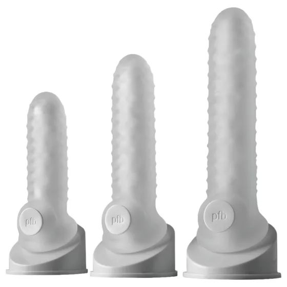 Fat Boy Checker Box - White Penis Sleeve (17cm)
