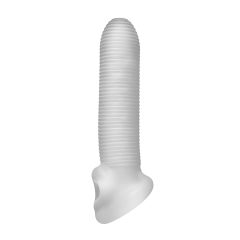 Fat Boy Micro Ribbed - White 17cm Sleeve