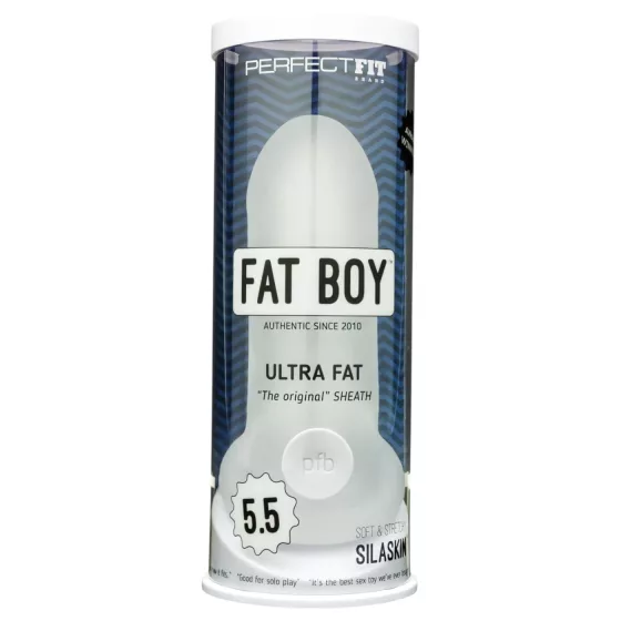 Perfect Fit - Fat Boy Original Ultra Fat - penis sleeve (15 cm, white)