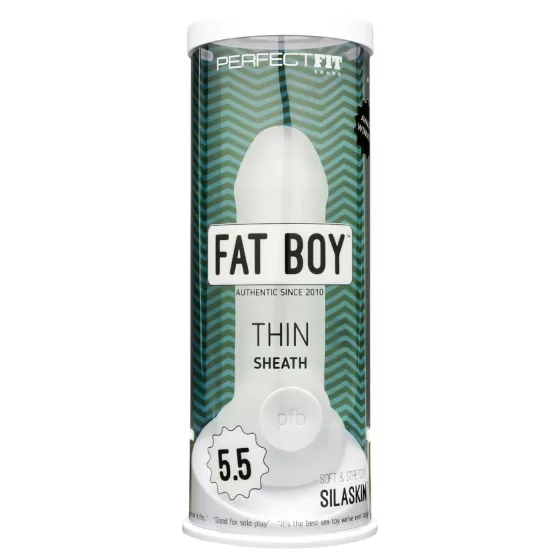 **Fat Boy Slim - White Penis Sleeve (15cm)**