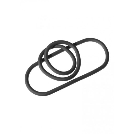 Perfect Fit Slim Wrap 9 - slim penis ring - black (22cm)