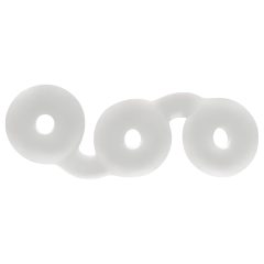 Perfect Fit Triple - White Penis Ring Trio