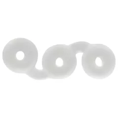 Perfect Fit Triple - White Penis Ring Trio