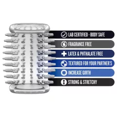 Stay Hard - Spiked Penis Sleeve (Clear)