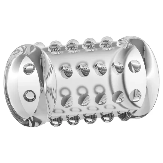 Stay Hard - Polka Dot Penis Sleeve (Translucent)