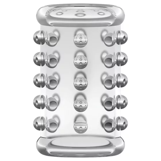 Stay Hard - Polka Dot Penis Sleeve (Translucent)