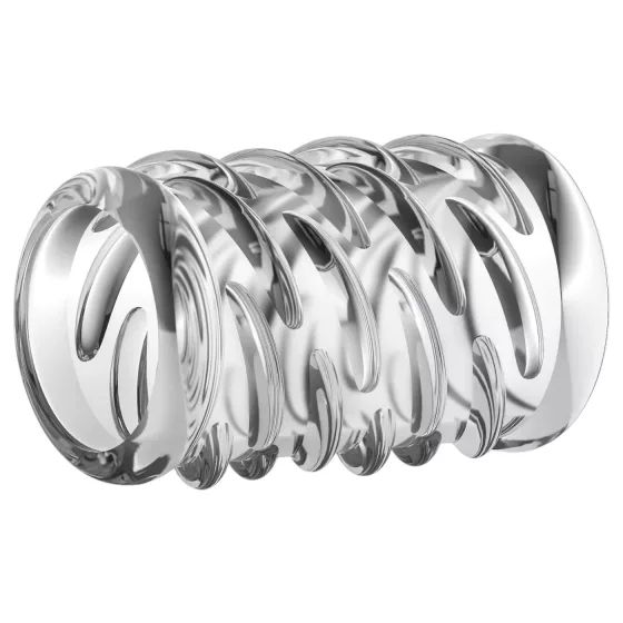 Stay Hard - Patterned Penis Sleeve (Transparent)