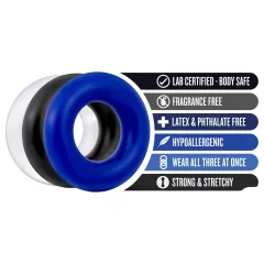 Stay Hard - Colorful 3-Piece Penis Ring Set