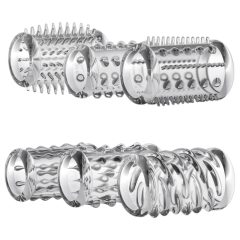 Stay Hard - Translucent Penis Sleeve Set (6 Pieces)
