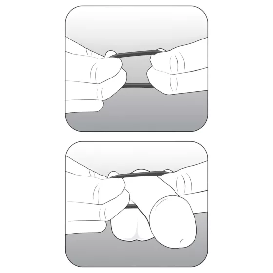 Stay Hard - Black Penis Ring Set