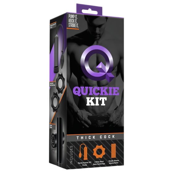Quickie Kit - Thick 4-Piece Penis Pump Set