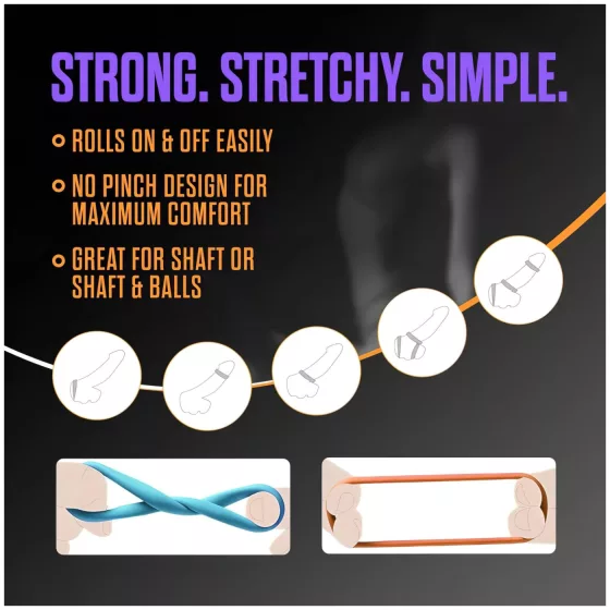 King of the Ring - Vibrant Penis Ring Set (6 pcs)