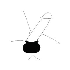 Perfect Fit Bull Bag - Ball Stretcher & Enhancer (Black)