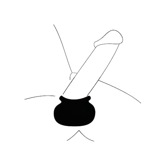 Perfect Fit Bull Bag - Ball Stretcher & Enhancer (Black)