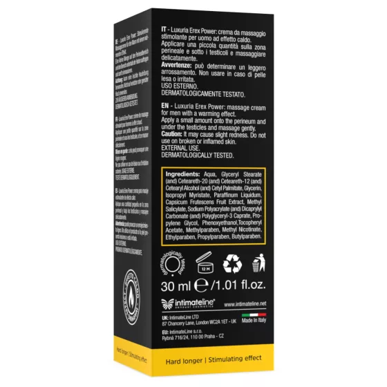 Intimateline Luxuria Erex Power - stimulating intimate cream (30 ml)