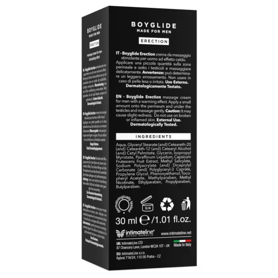 Intimateline Boyglide Erection - stimulating intimate cream (30 ml)