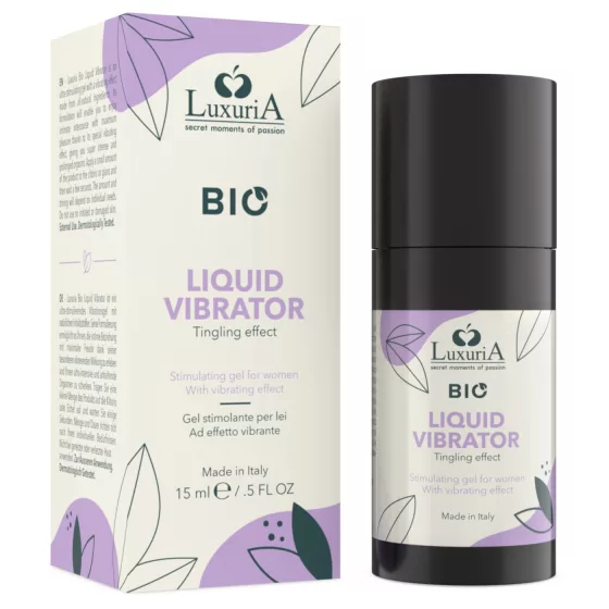 Intimateline Luxuria BIO - liquid vibrator gel for women (15ml)