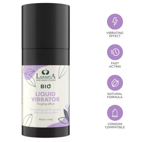 Intimateline Luxuria BIO - liquid vibrator gel for women (15ml)