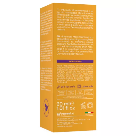 Intimateline Intymate More - warming stimulating gel (30 ml)