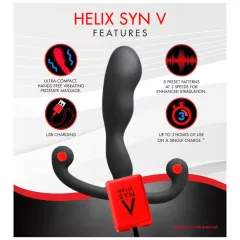   Aneros Helix Syn V - rechargeable prostate vibrator (black) - 12.7 cm