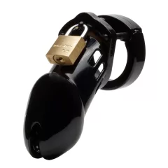 CB-6000 CB-X - Deluxe Black Chastity Cage with Lock