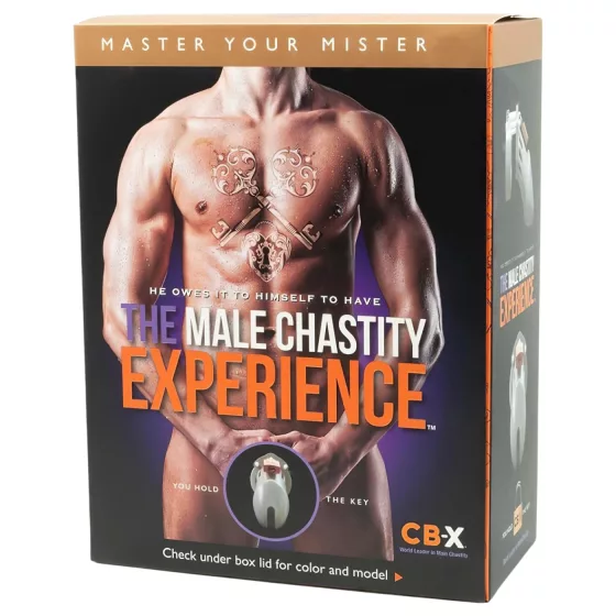 CB-6000 CB-X - Deluxe Black Chastity Cage with Lock