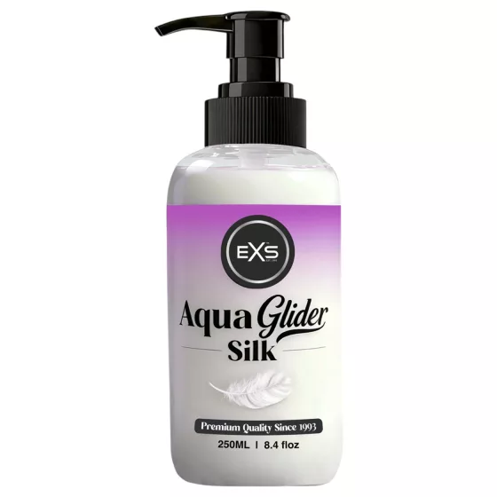 EXS AquaGlider Silk - silky water-based lubricant in a pump bottle (250 ml)