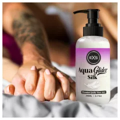   EXS AquaGlider Silk - silky water-based lubricant in a pump bottle (250 ml)