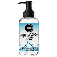   EXS AquaGlider Clear - transparent water-based lubricant in pump bottle (250ml)