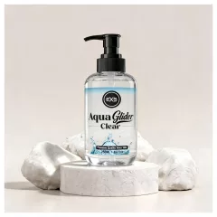   EXS AquaGlider Clear - transparent water-based lubricant in pump bottle (250ml)