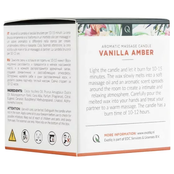 Exotiq Vanilla Amber Massage Candle (60g)