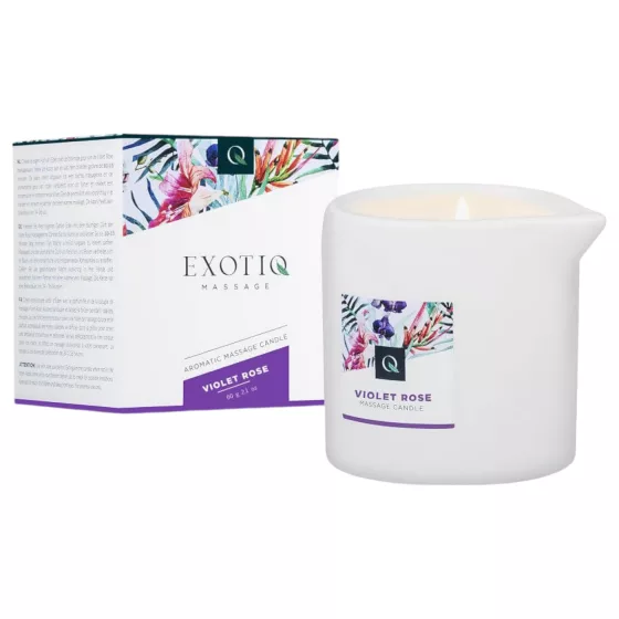 Exotiq Violet Rose - massage candle (60 g)